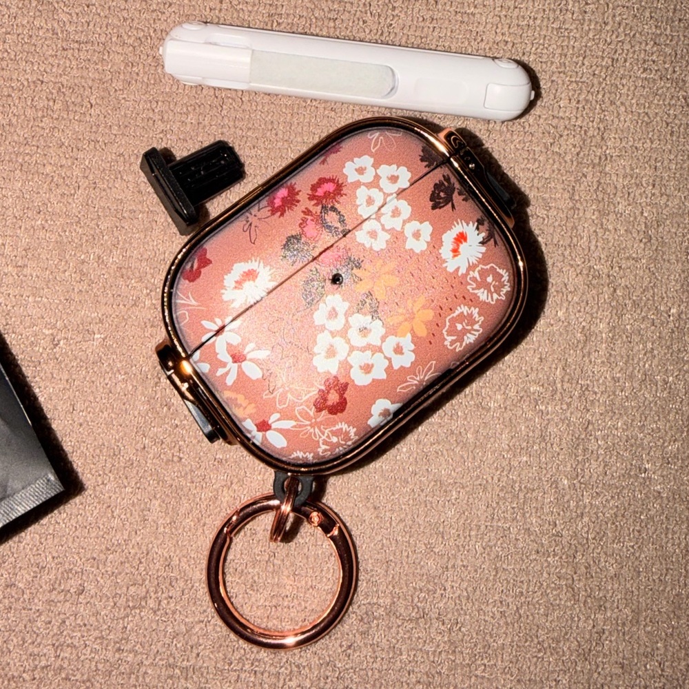 Floral AirPods Pro 3 Case with Keychain
